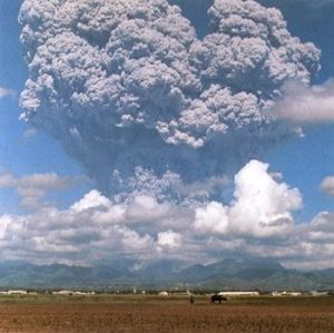 june 12,1991,the eruption of the mount Pinatubo,in Philippinas.