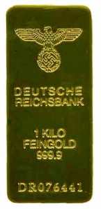 Ce genre de lingot est retrouvé de plus en plus couramment en Argentine dans des coffrets de sécurité.