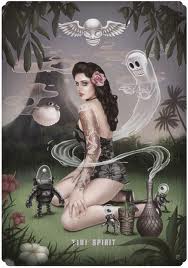 A modern design of the Tiki spirit