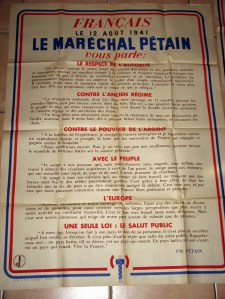 La proclamation du 12 août 1941,un texte  courageux  dans une période difficile.