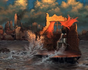 End of the World through window