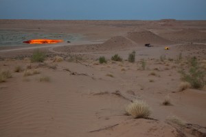 La Porte de l'Enfer au soir.