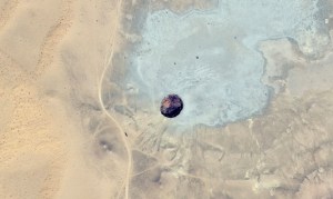 La Porte de l'Enfer ...vue aérienne.