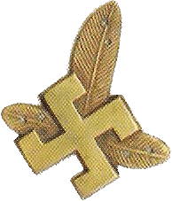 Insigne de la casquette des 6 régiments des chasseurs de montagne polonais.