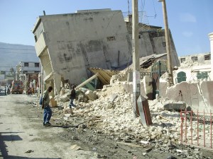 Les destructions occasionnées par le séisme de 2011.
