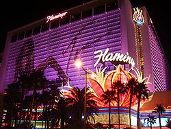 Le fameux Hotel Flamingo à Las Vegas.