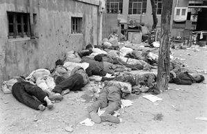 Le soulèvement de Jéju,en avril 1948.