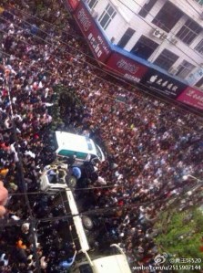 Une révolte populaire qui va laisser des traces,car devant le  peuple,l'état communiste chinois...a tremblé en ce 19 avril 2014..