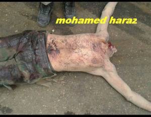 La preuve horrible du meurtre réel.