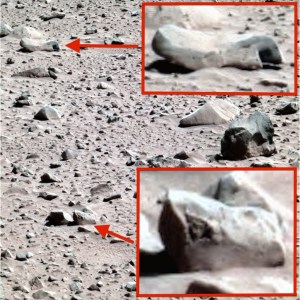 Un étrange objet métallique...