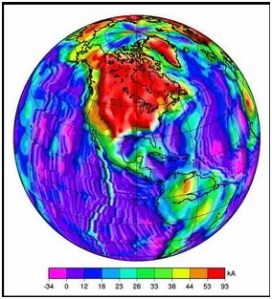 Carte de l'étude des savants russes