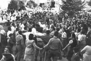 L'indépendance d'Israel en 1948.