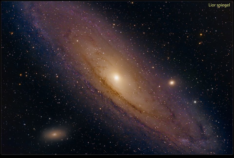 La grande galaxie d'Andromède...