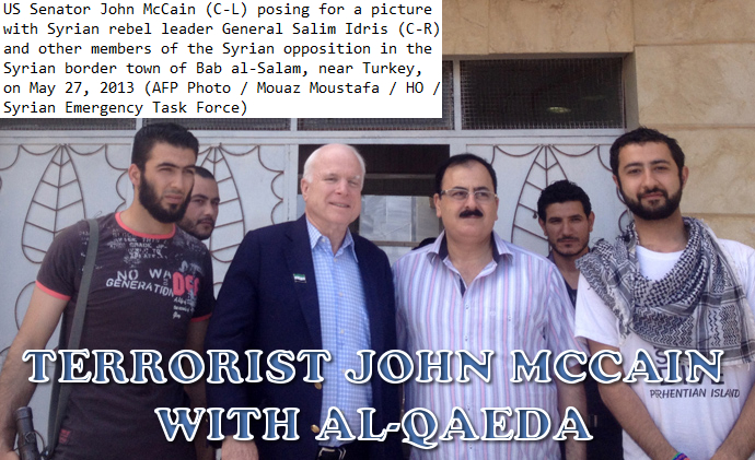 John McCain avec ses petits amis terroristes.
