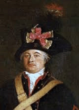 Dessin représentant Philippe Égalité...Nous ne voyons pas la totalité du vêtement,mais je crois reconnaître des indices franc-maçonnes.