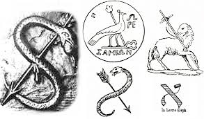L'origine du sceau de Cagliostro est nettement d'origine égyptienne et orientale.