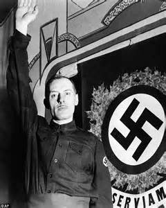 Adrien Arcand  lors d'un rassemblement politique.