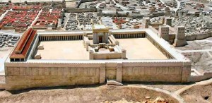 Maquette du temple de Jerusalem - Temple d'Hérode