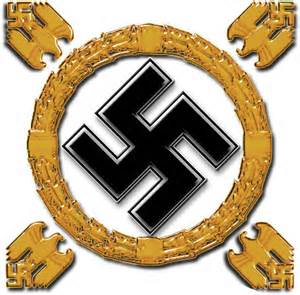 Une belle représentation de la croix gammée.