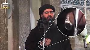 Pendant que ses sbires djihadistes ont le ventre creeux,Abou Bakr al-Baghdadi,le calife autoproclamé de tous les musulmans aurait une Rolex pour tenir l'heure.