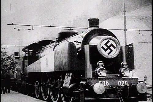 La photo originale du fameux train parti de Pologne.