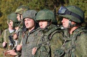 L'armée russe débarque.