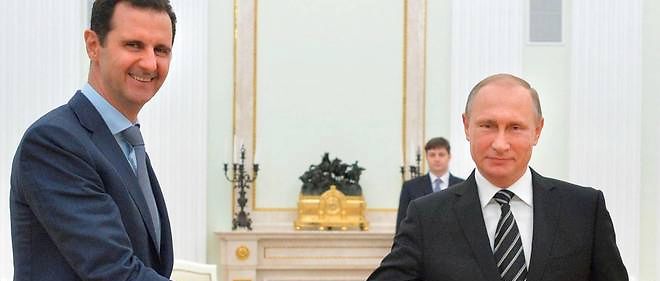 Vladimir Poutine et Bachar al-assad se sont rencontré hier à Moscou.