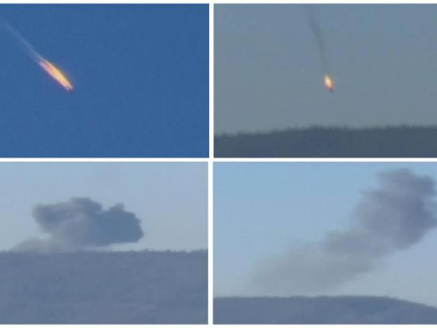 Mardi matin,le 24 novembre 2015...un Sukov-24 russe abattu par l'aviation .