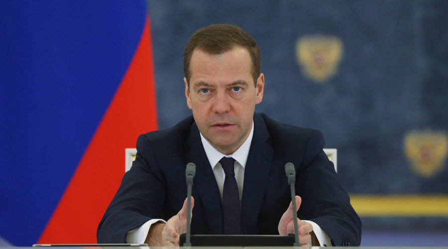 Le premier  Ministre Dmitry Medvedev 