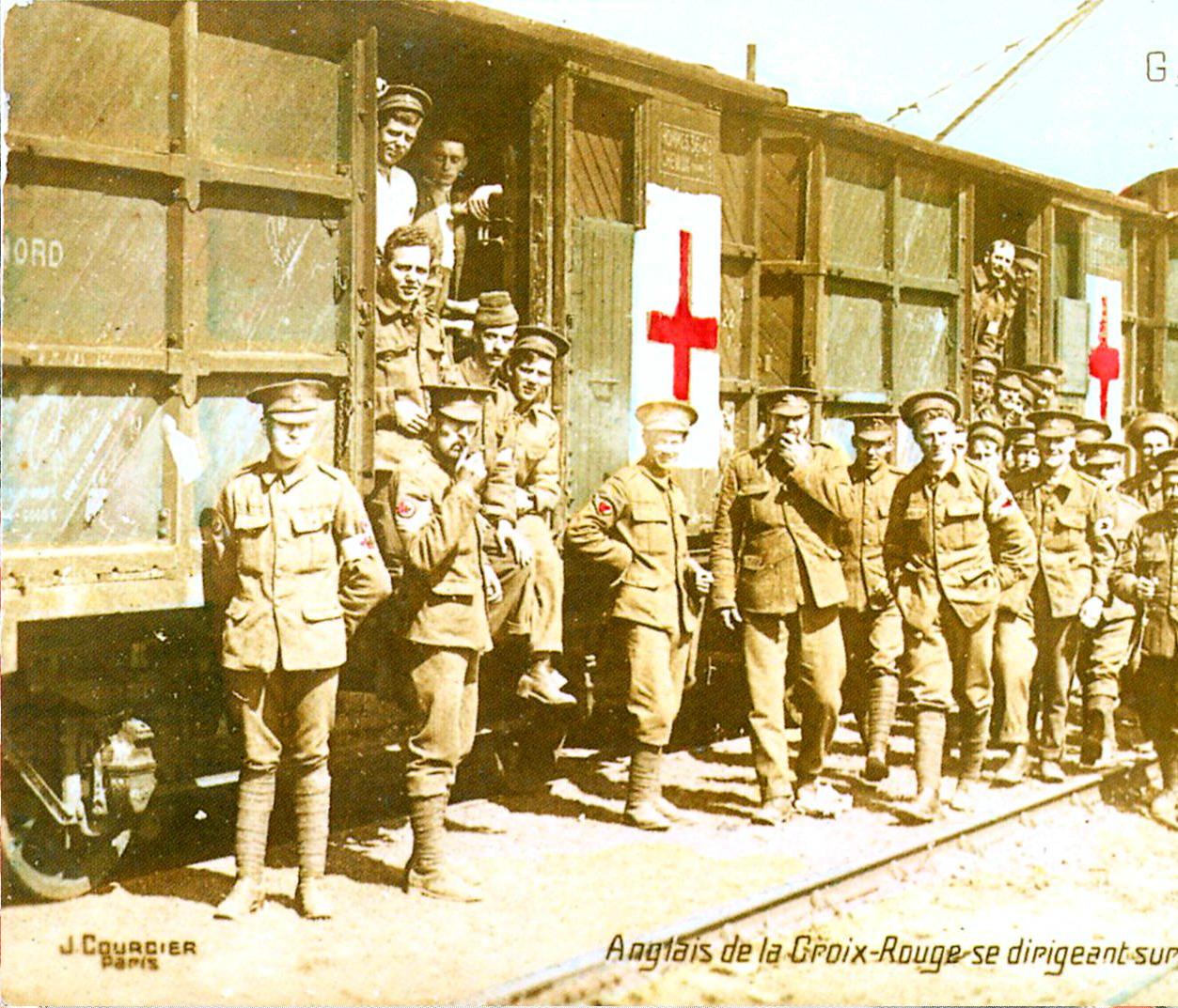 Carte postale  française Croix Rouge britannique 
