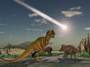 Chicxulub entrant dans l'athmosphère:il y a 65 millions d'années!