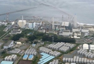 Plus de 1,100 réservoirs ont été érigé autour de la centrale de Fukushima Daiichi...afin de stocker les énormes quantités d'eau irradiée.