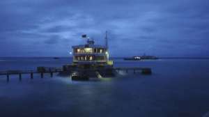 Une ile artificielle chinoise.