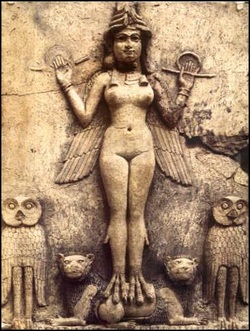 Ishtar,la déesse qui vient des étoiles. 