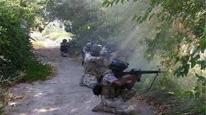 Photo prise récemment de l'attaque de l'armée syrienne au Golan.