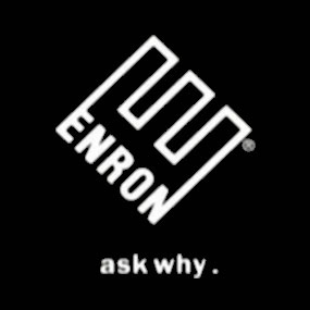 Le logo d'enron...prédestiné on dirait:Ask why (!)