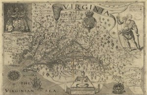 Carte de la Virginia Company.