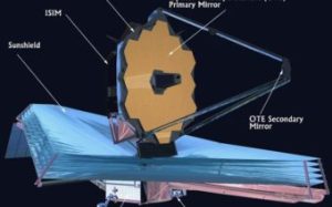 Détails du télescope spatial James T  Webb.