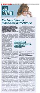 Encore une patente de commission qui va s'éterniser et probablement coûter plus de 100 millions $ - car il va y avoir prolongation. Pour apprendre quoi? Que les blancs sont méchants méchants, que les pauvres indiennes sont battues et tuées par des blancs (interdiction de dire que c'est par des indiens), que plusieurs d'entre-elles font de la prostitution dans les grandes villes (Toronto, Vancouver, Montréal, etc. - donc celles-ci sont toutes disparues si elles ne sont pas arrêtées par la police, qu'il faut donner plus de $$$, que c'est la faute aux pensionnats, etc. MAIS INTERDICTION DE MÊME VOULOIR PENSER QUE LA PÉNIBLE SITUATION EST LE PROPRE DES RÉSERVES ET DES CONSEILS DE BANDES (qui généralement s'en mettent plein les poches, alors que les autres sont sur le BS)...